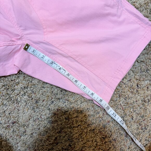 Duluth Trading Co Heirloom Gardening Bib Short Overalls Pink - Picture 14 of 14